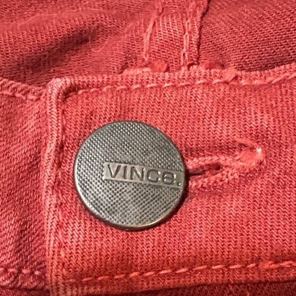 Vince. Maroon Women's Skinny Jeans Size 29 - Picture 4 of 16